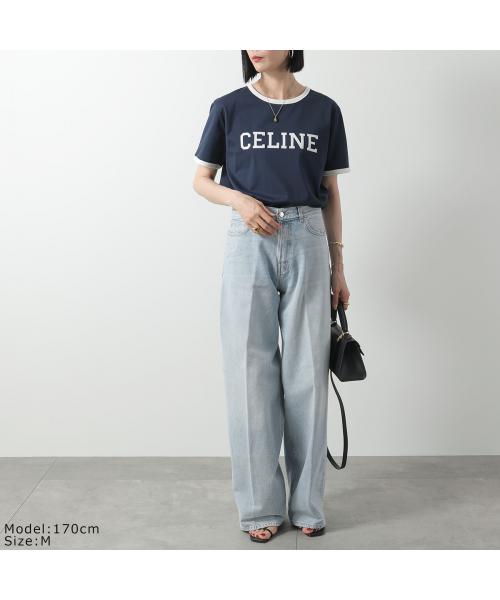 CELINE CELINE T-shirt RX02R507Z Short Sleeve Cut and Sew