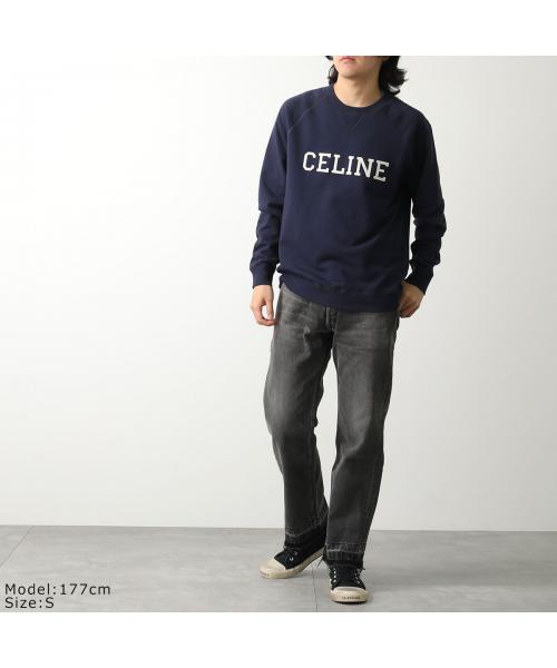 セリーヌ CELINE CELINE スウェット RY07D670Q コットン （CBE3/ネイビー） CBE3/ネイビー