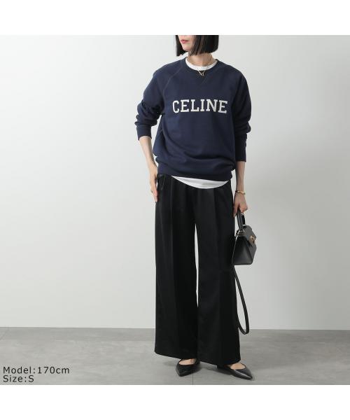 セリーヌ CELINE CELINE スウェット RY07D670Q コットン （CBE3/ネイビー） CBE3/ネイビー