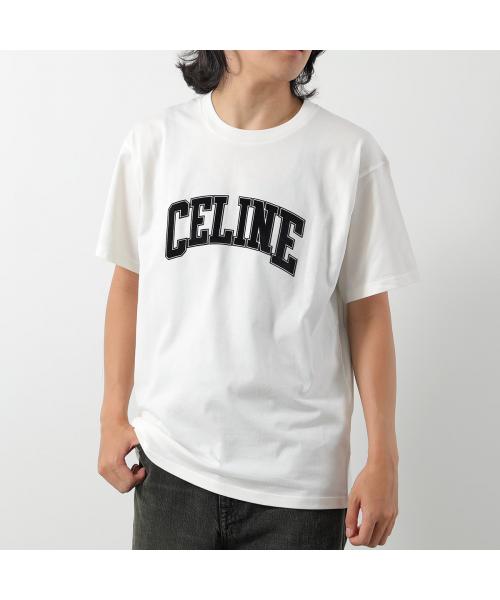 セリーヌ CELINE CELINE Tシャツ RX0AY671Q ルーズ ロゴT 半袖 （01OB/オフホワイト） 01OB/オフホワイト