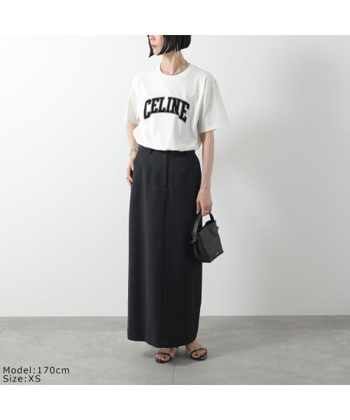 セリーヌ CELINE CELINE Tシャツ RX0AY671Q ルーズ ロゴT 半袖 （01OB/オフホワイト） 01OB/オフホワイト