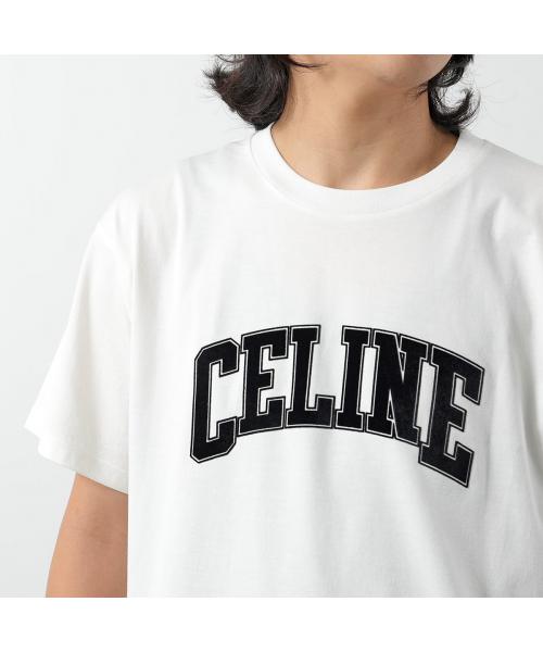 セリーヌ CELINE CELINE Tシャツ RX0AY671Q ルーズ ロゴT 半袖 （01OB/オフホワイト） 01OB/オフホワイト