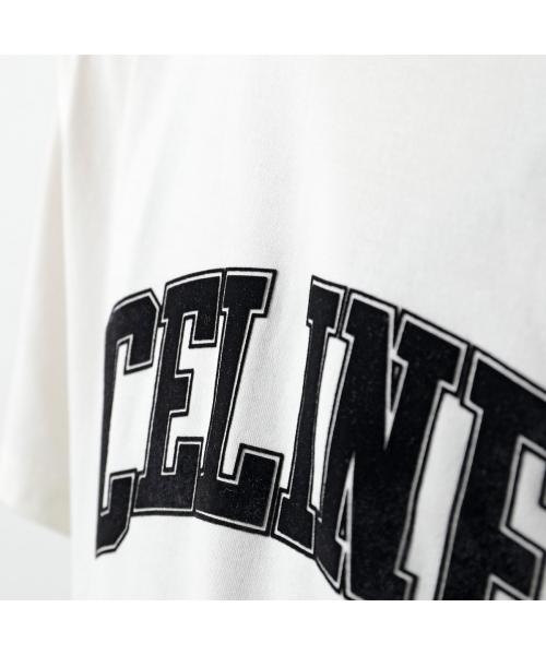 セリーヌ CELINE CELINE Tシャツ RX0AY671Q ルーズ ロゴT 半袖 （01OB/オフホワイト） 01OB/オフホワイト