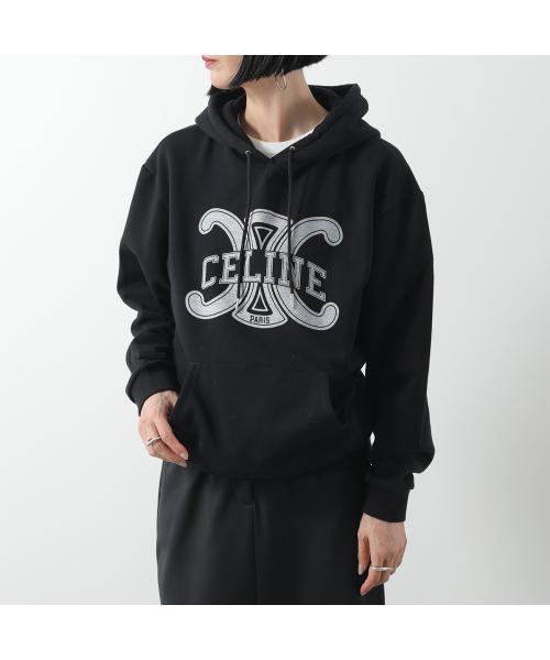 セリーヌ CELINE CELINE パーカー RY0JH670Q スウェット プルオーバー （38AW/ブラック） 38AW/ブラック