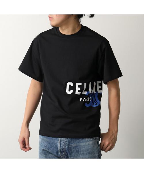 セリーヌ CELINE CELINE 半袖 Tシャツ RX0HV1242 トリオンフ ロゴ （GDU0/ブラック） GDU0/ブラック