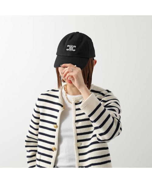 セリーヌ CELINE CELINE ベースボールキャップ AA0HW2U74 トリオンフ （37BW/ブラック） 37BW/ブラック