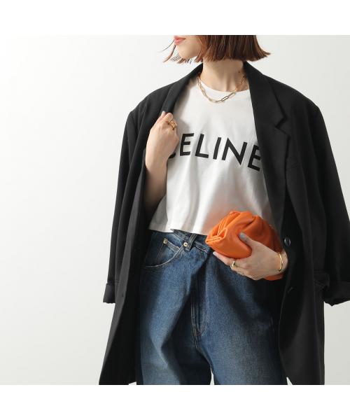 トップス CELINE Celine CELINE Celine T-shirt 2X761671Q short sleeve cropped length