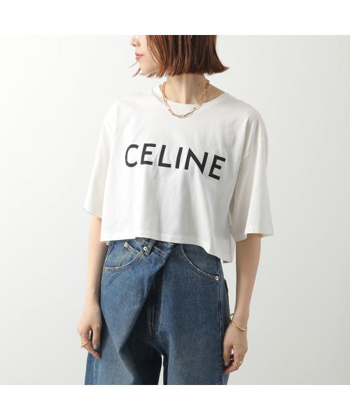 トップス CELINE Celine CELINE Celine T-shirt 2X761671Q short sleeve cropped length