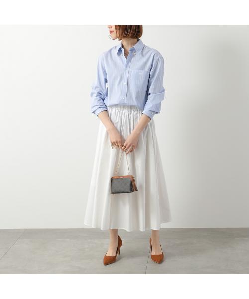 セリーヌ CELINE CELINE リラックスシャツ 2C16B0759 長袖 トリオンフ刺繍 （07SX/ライトブルー） 07SX/ライトブルー