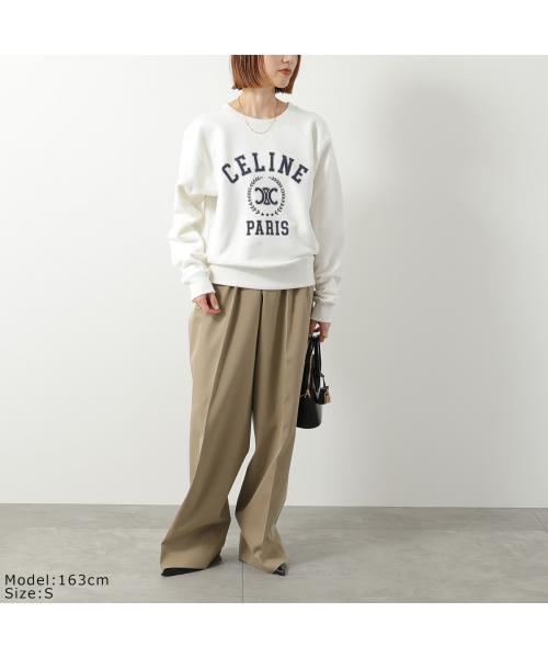 セリーヌ CELINE CELINE トレーナー RY0DR345F スウェット ロゴ （FYW4/ホワイト） FYW4/ホワイト