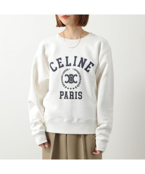 セリーヌ CELINE CELINE トレーナー RY0DR345F スウェット ロゴ （FYW4/ホワイト） FYW4/ホワイト