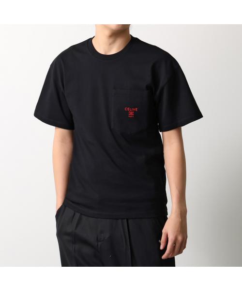 セリーヌ CELINE CELINE Tシャツ RX0I31242 半袖 カットソー ロゴT （GDX7/ブラック） GDX7/ブラック