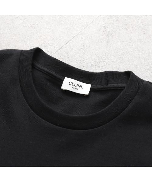 セリーヌ CELINE CELINE Tシャツ RX0I31242 半袖 カットソー ロゴT （GDX7/ブラック） GDX7/ブラック