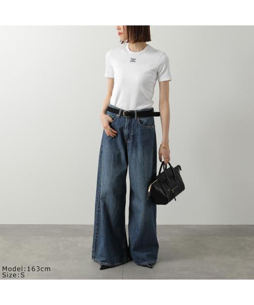 セリーヌ CELINE CELINE Tシャツ Triomphe RX0IX1407 半袖 カットソー （01MA/ホワイト） 01MA/ホワイト