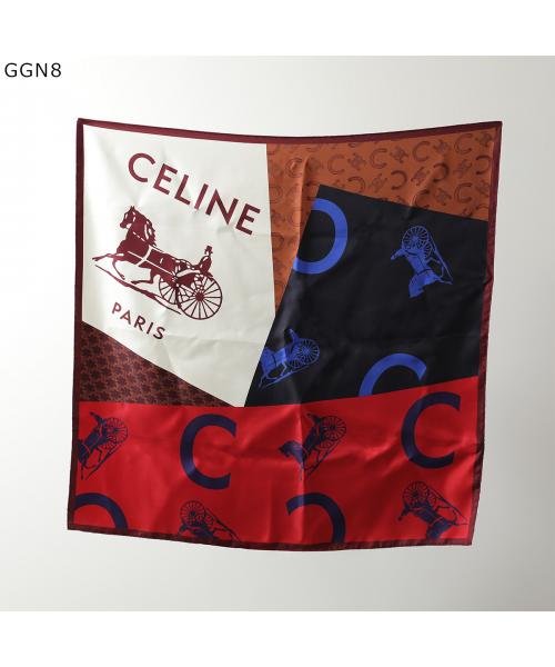 セリーヌ CELINE CELINE スカーフ 2AW902Q32 シルクツイル （GGO0/ブルー他） GGO0/ブルー他