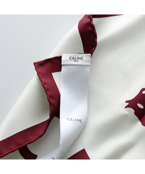 セリーヌ CELINE CELINE スカーフ 2AW902Q32 シルクツイル （GGO0/ブルー他） GGO0/ブルー他