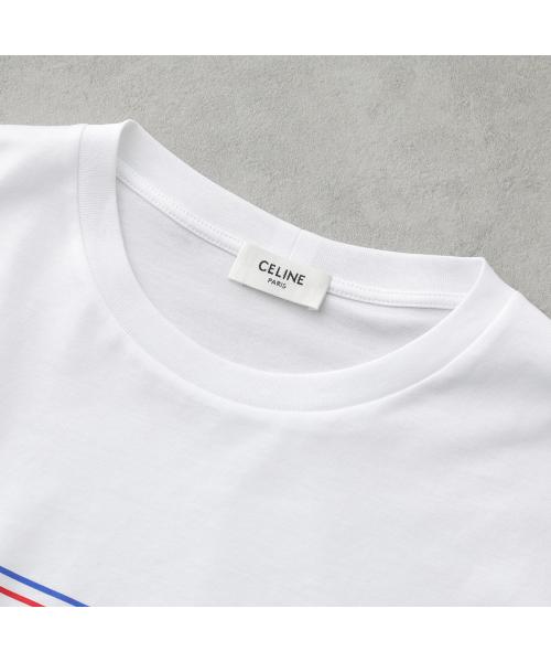 セリーヌ CELINE CELINE 半袖 Tシャツ RX0IA507Z ロゴ クルーネック （GIF7/ライトグレー） GIF7/ライトグレー