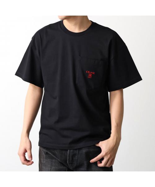 セリーヌ CELINE CELINE Tシャツ RX0I31242 半袖 カットソー ロゴT （GDX7/ブラック） GDX7/ブラック