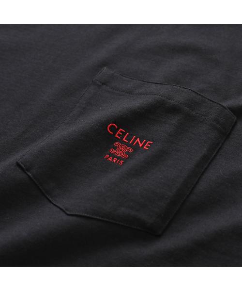 セリーヌ CELINE CELINE Tシャツ RX0I31242 半袖 カットソー ロゴT （GDX7/ブラック） GDX7/ブラック