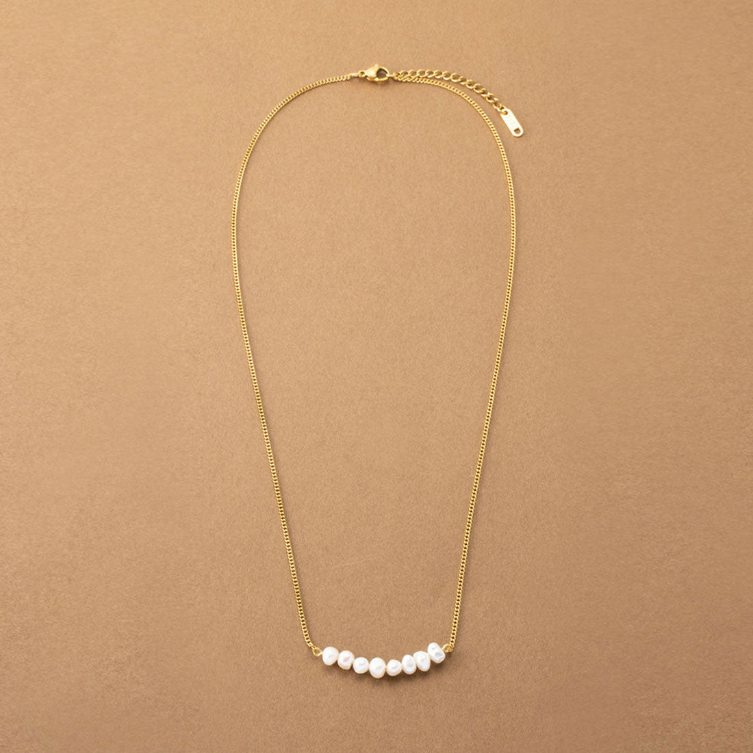 クリームドット Cream dot. ナチュラル淡水パールのステンレス製ネックレス （ワンサイズ：ゴールド） ワンサイズ：ゴールド