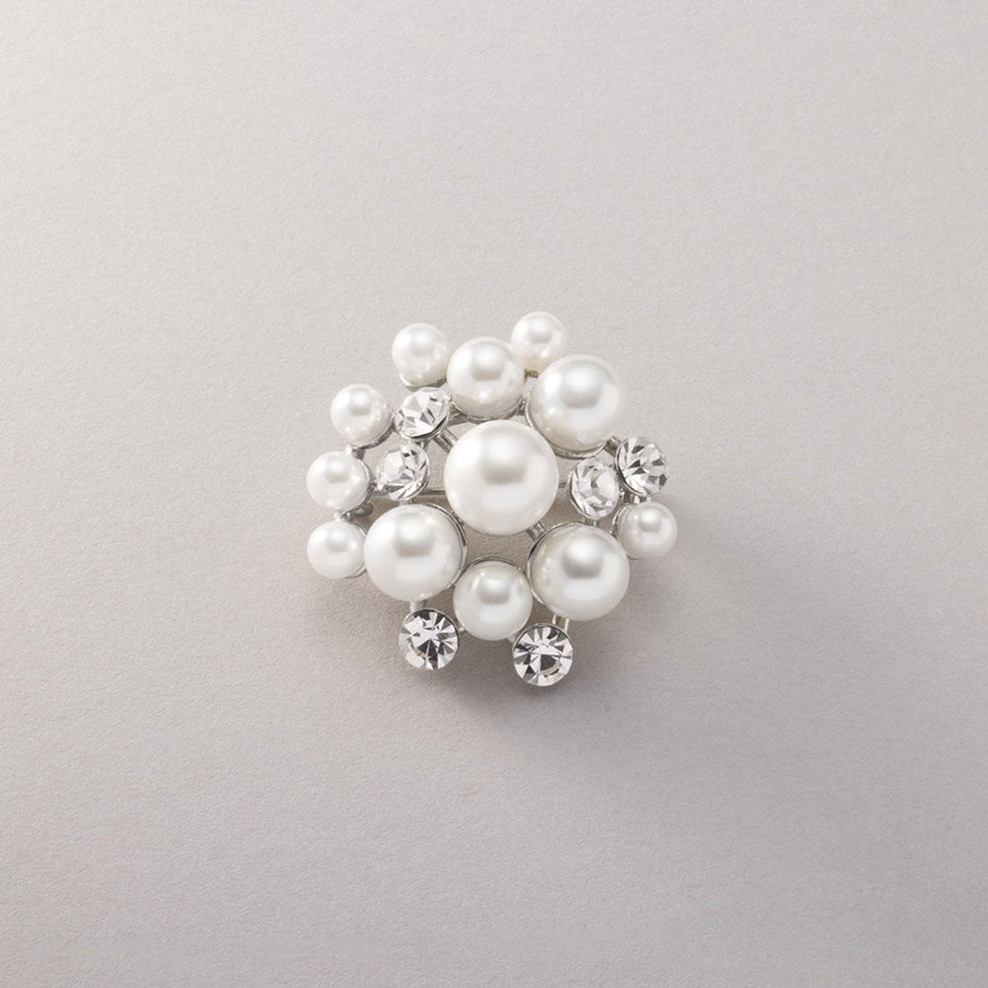 クリームドット Cream dot. 華やぐMIXパール＆ビジューのブローチ （ワンサイズ：ゴールド） ワンサイズ：ゴールド