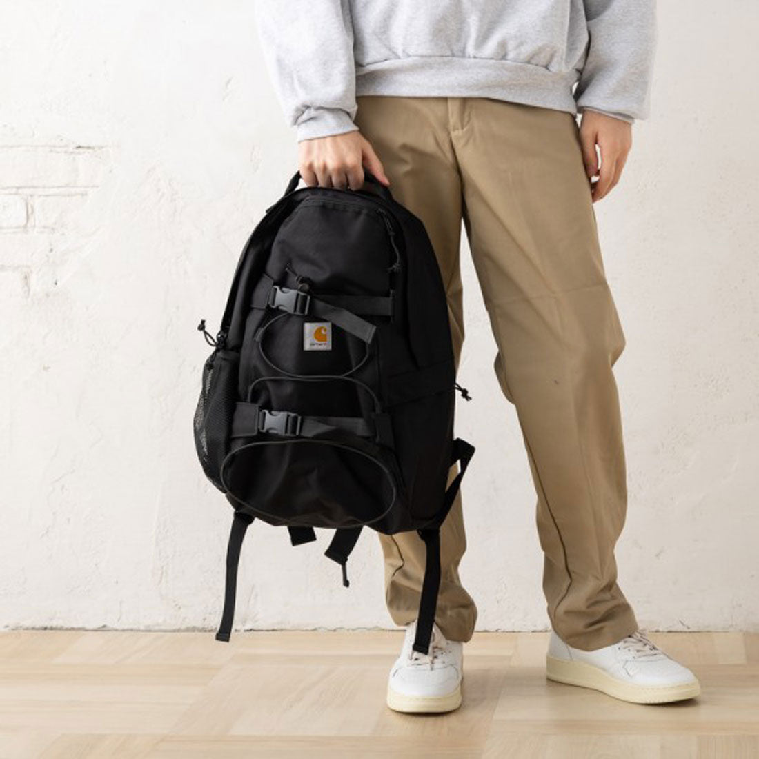 Carhartt 正在進行中 Carhartt WIP 背包 Kickflip 黑色 男士女士中性 Carhartt WIP I031468 089