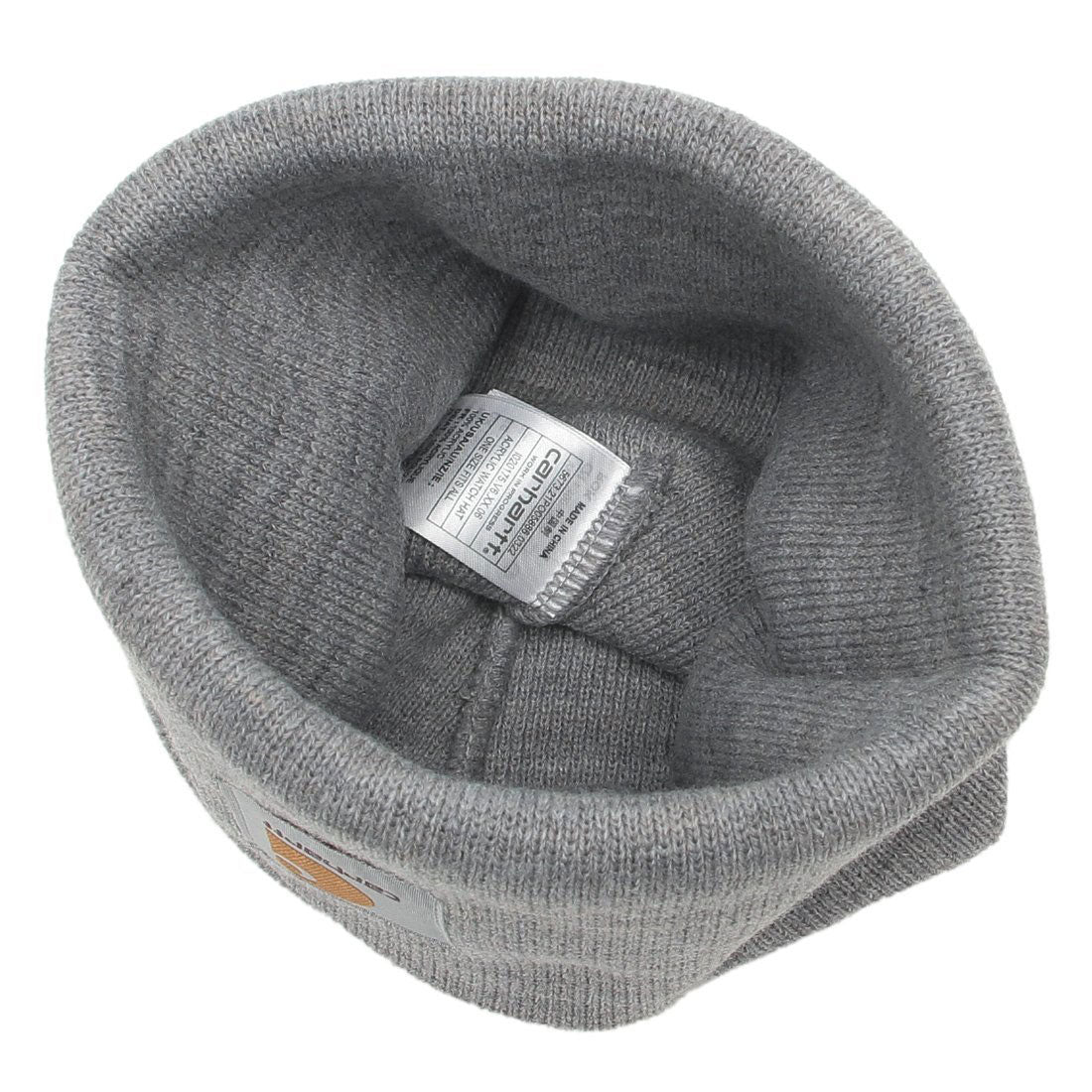 卡哈特 工作進行中 Carhartt WIP 帽子 壓克力針織帽 灰色 男士 女士 中性 Carhartt WIP I020175 V6