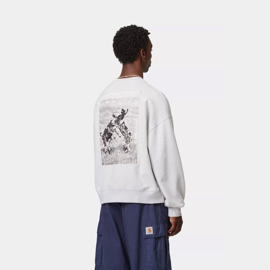 カーハート ワークインプログレス Carhartt WIP ノープレイ スウェットシャツ（NO PLAY SWEATSHIRT） （Ash Heather） Ash Heather