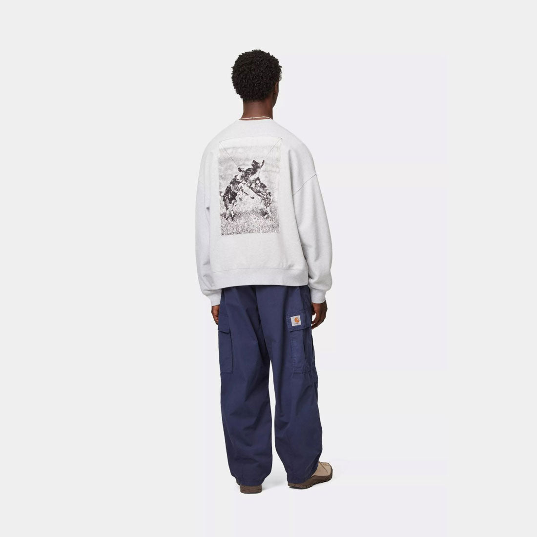 カーハート ワークインプログレス Carhartt WIP ノープレイ スウェットシャツ（NO PLAY SWEATSHIRT） （Ash Heather） Ash Heather