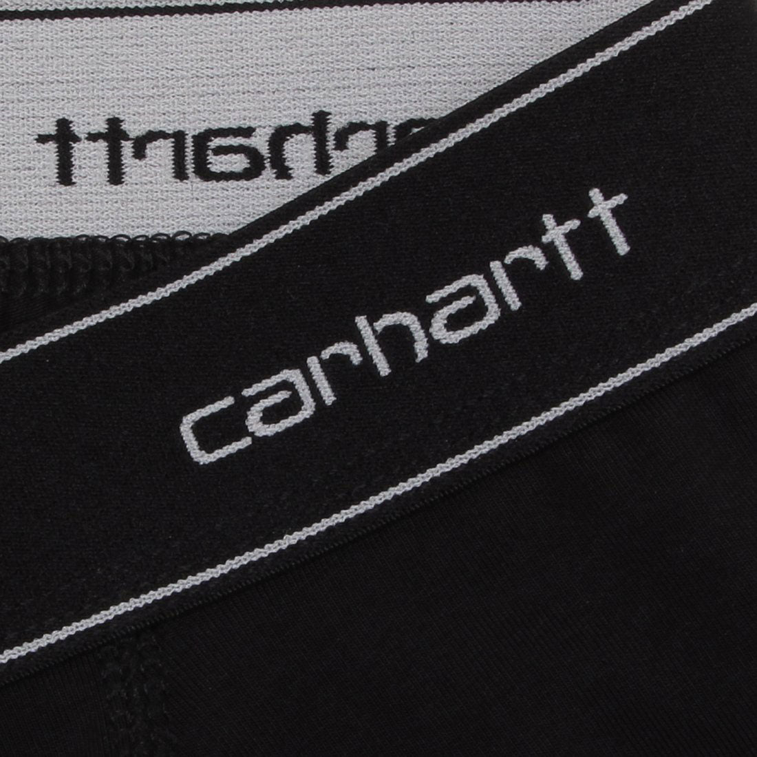 カーハート ワークインプログレス Carhartt WIP Carhartt WIP インナー コットントランクス 2枚セット ブラック メンズ I029375 933【返品不可商品】 （BLACK BLACK） BLACK BLACK