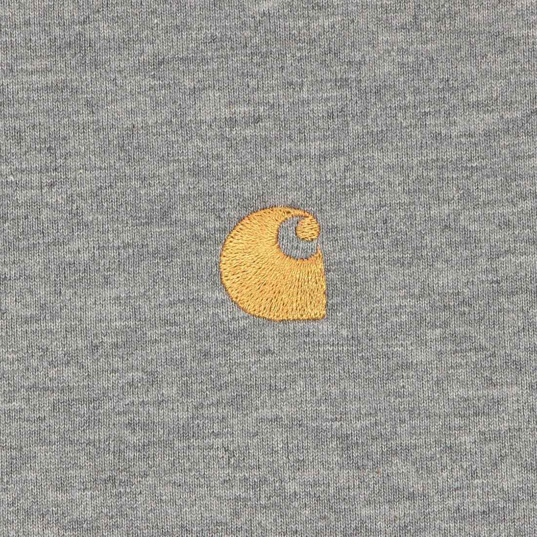 カーハート ワークインプログレス Carhartt WIP Tシャツ カットソー Carhartt WIP ロングスリーブチェイスTシャツ グレー メンズ レディース LS CHASE T-SHIRT I026392 00M （GREY HEATHER GOLD） GREY HEATHER GOLD