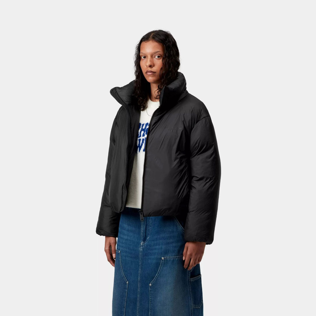 カーハート ワークインプログレス Carhartt WIP ウィメンズ デミ ジャケット（W' DEMI JACKET） （Black） Black