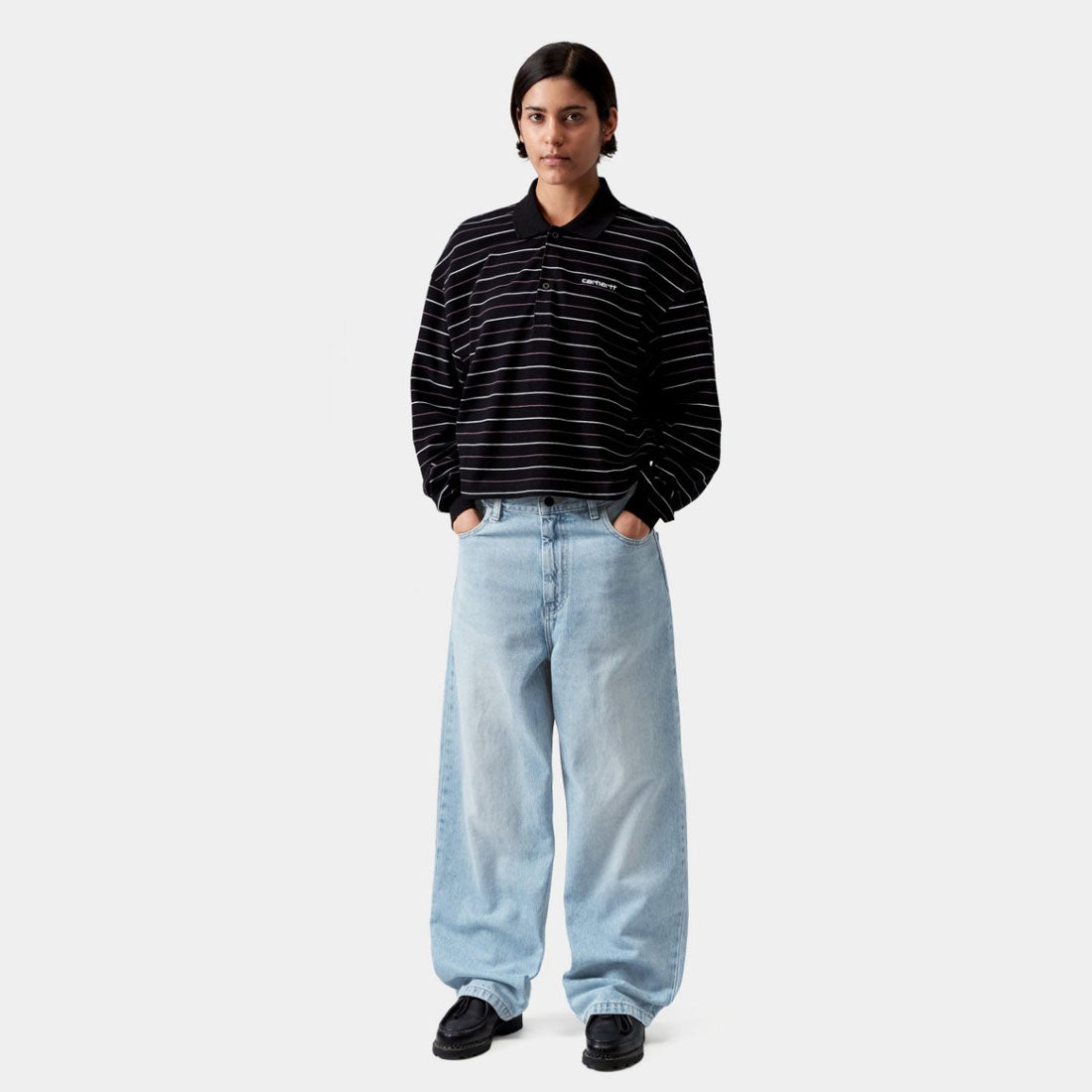 カーハート ワークインプログレス Carhartt WIP ウィメンズ ブランドン パンツ（WOMEN’S BRANDON PANT） （Blue (Heavy Worn Bleached)） Blue (Heavy Worn Bleached)