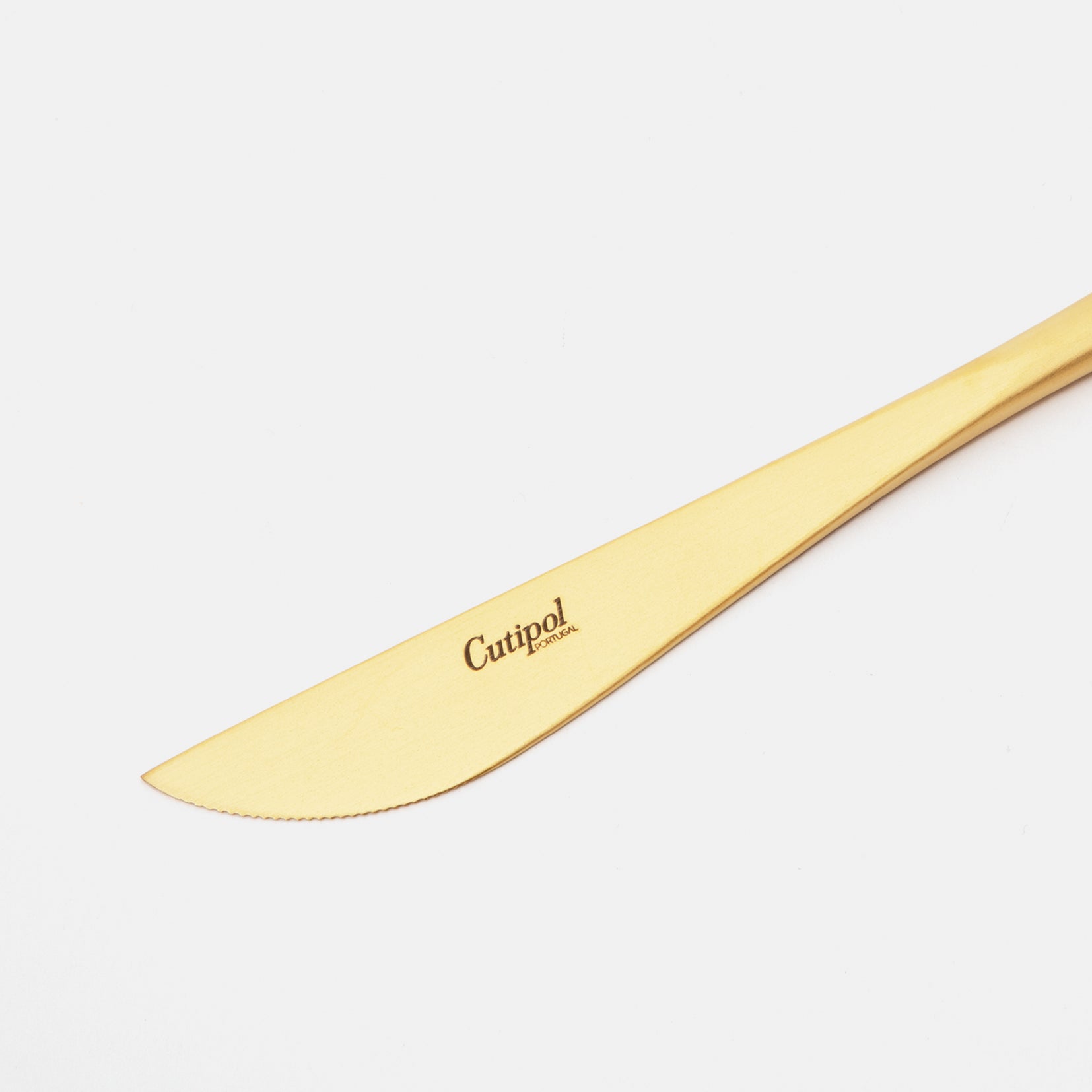 クチポール Cutipol クチポール Cutipol GO03GB カトラリー ゴア 食器 テーブルナイフ 単品 GOA TABLE KNIFE ステンレス キッチン 【返品不可商品】 （ゴールド×ブルー） ゴールド×ブルー