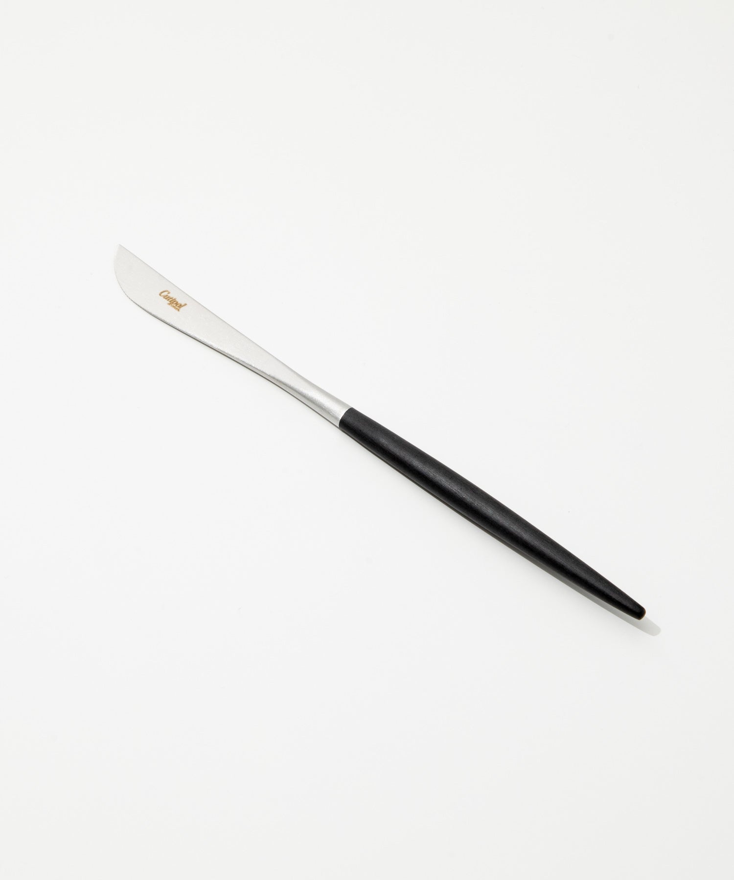 クチポール Cutipol クチポール Cutipol ゴア 食器 6点セット デザート スプーン フォーク ナイフ ギフトボックス付 6点用 GOA DESSERT 【返品不可商品】 （シルバー×ブラック） シルバー×ブラック