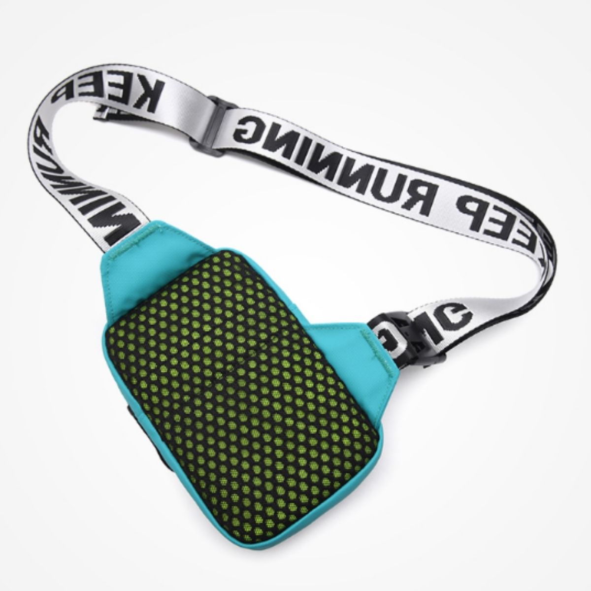 チャイムトリップ Chime Trip ボディバッグ 斜め掛け ワンショルダー 小型 小さめ 軽量 スポーティー タクティカル スポーツ ランニング 撥水 メッシュ レディース 男女兼用 （オレンジ） オレンジ