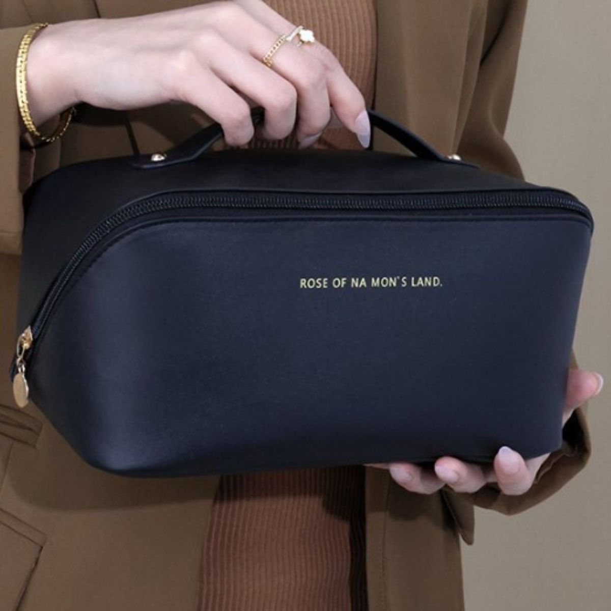 Chime Trip Trim Trip Pachity Pachity Pachity Pouch Cosmetics Multi Pacough small Travel Pouch旅行假皮革單調可愛的袋子儲物使製造粉紅色大容量迷你袋女士白色棕色棕色棕色棕色棕色棕色