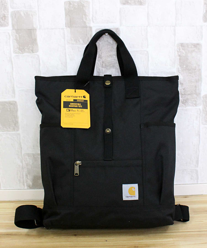 カーハート Carhartt LRGACY SERIES BACKPACK HYBRID 2WAY ワンポイント スクエア バックパック メンズ トートバッグ （1-ブラック） 1-ブラック
