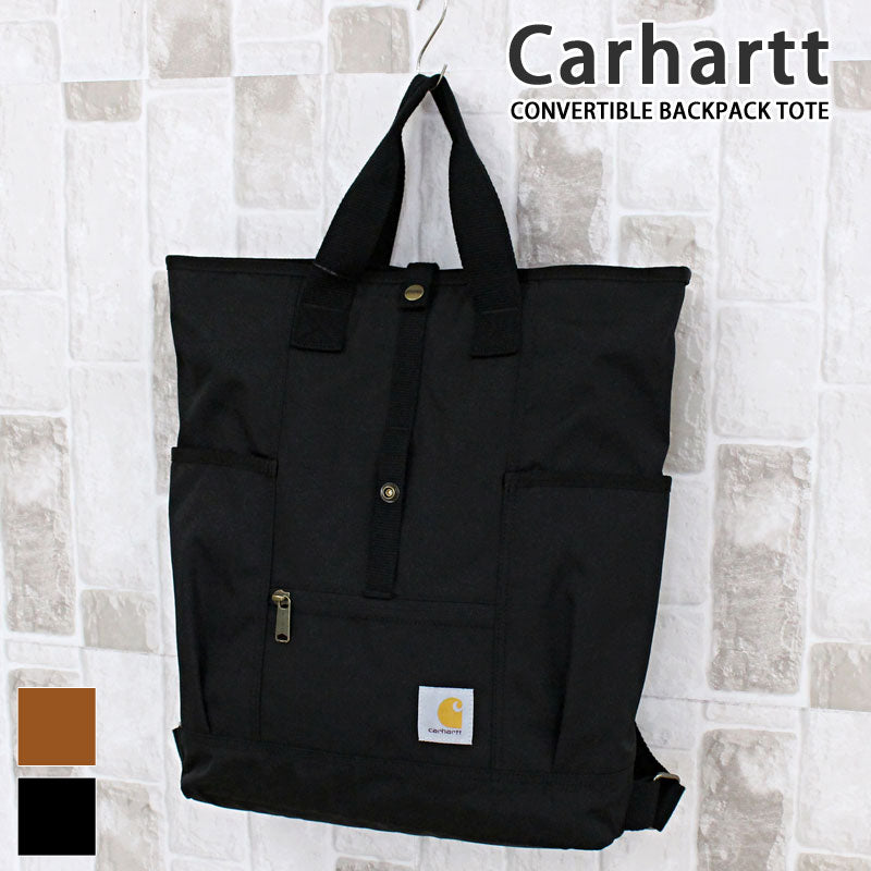 カーハート Carhartt LRGACY SERIES BACKPACK HYBRID 2WAY ワンポイント スクエア バックパック メンズ トートバッグ （1-ブラック） 1-ブラック