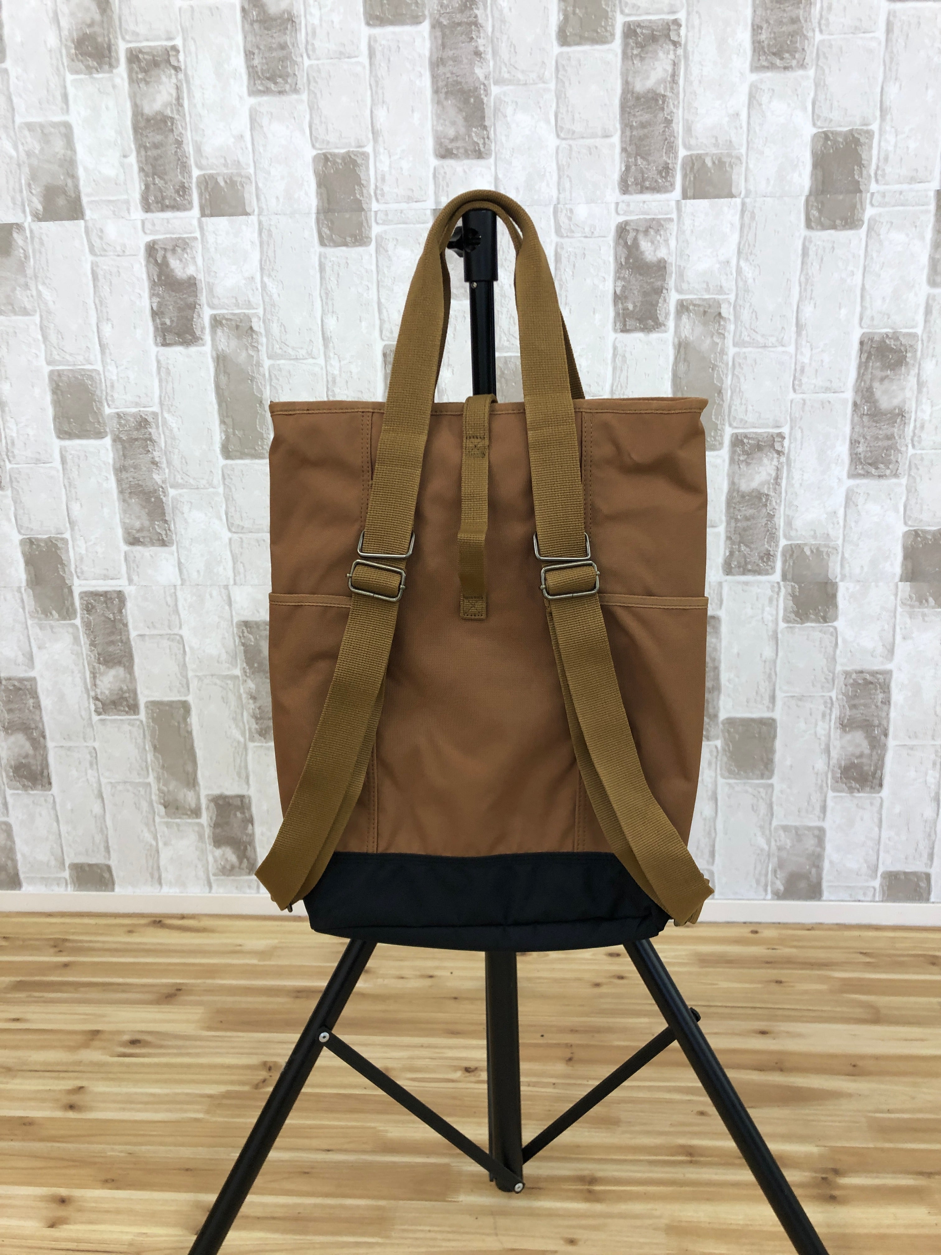 カーハート Carhartt LRGACY SERIES BACKPACK HYBRID 2WAY ワンポイント スクエア バックパック メンズ トートバッグ （1-ブラック） 1-ブラック