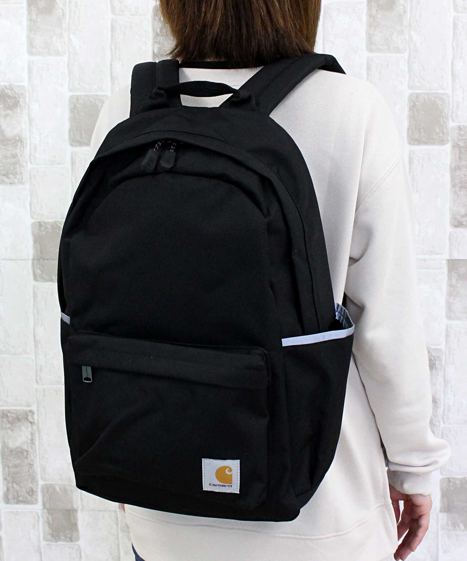 カーハート Carhartt クラシック バックパック CLASSIC BACKPACK 21L ブランド 鞄 バッグ カバン リュックサック ラップトップ デイパック ノートPCスリーブ付き 撥水加工 メンズ レディース （2-ブラック） 2-ブラック