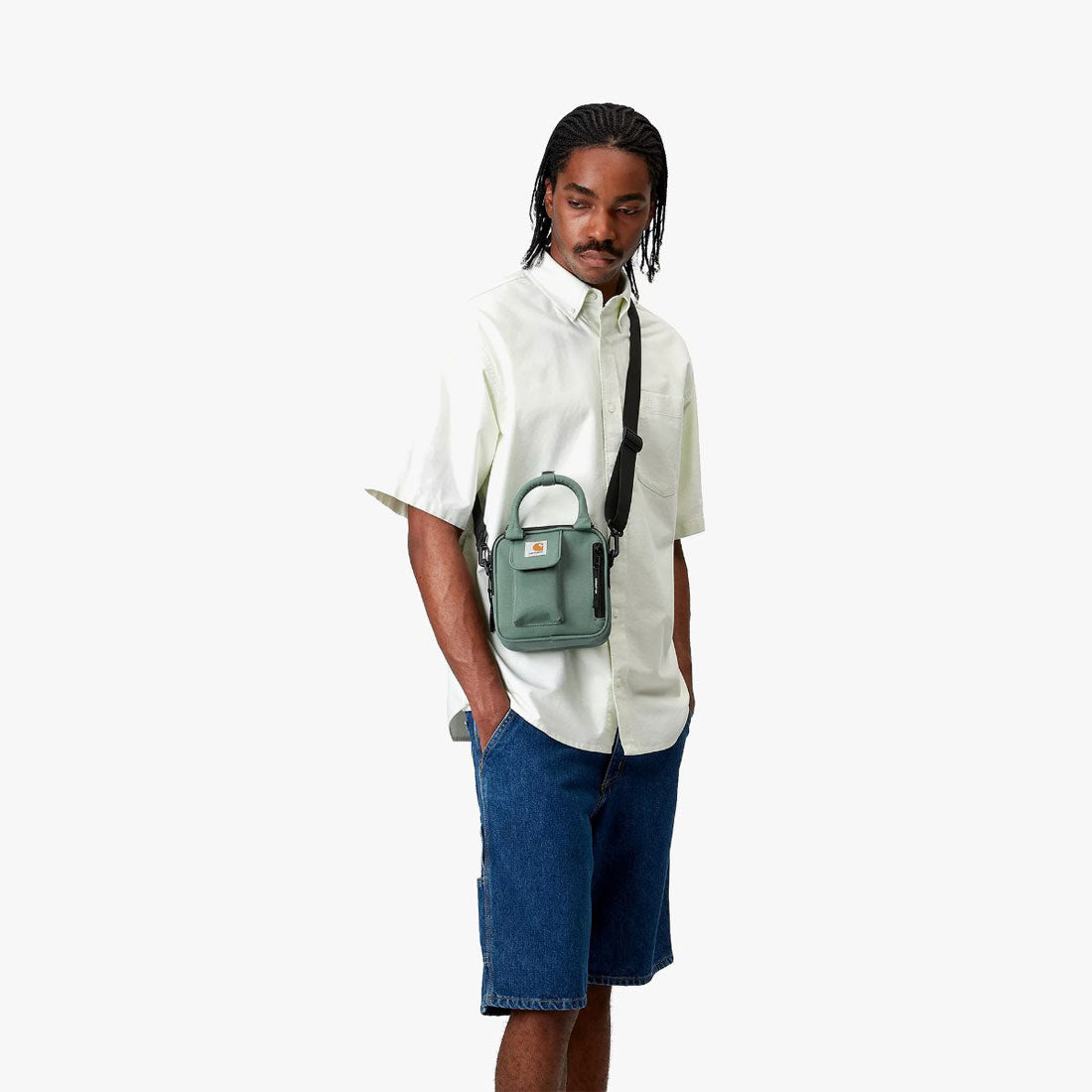 カーハート Carhartt Carhartt WIP ESSENTIAL HANDBAG（カーハート ワークインプログレス エッセンシャル ハンドバッグ） （Silver Pine） Silver Pine