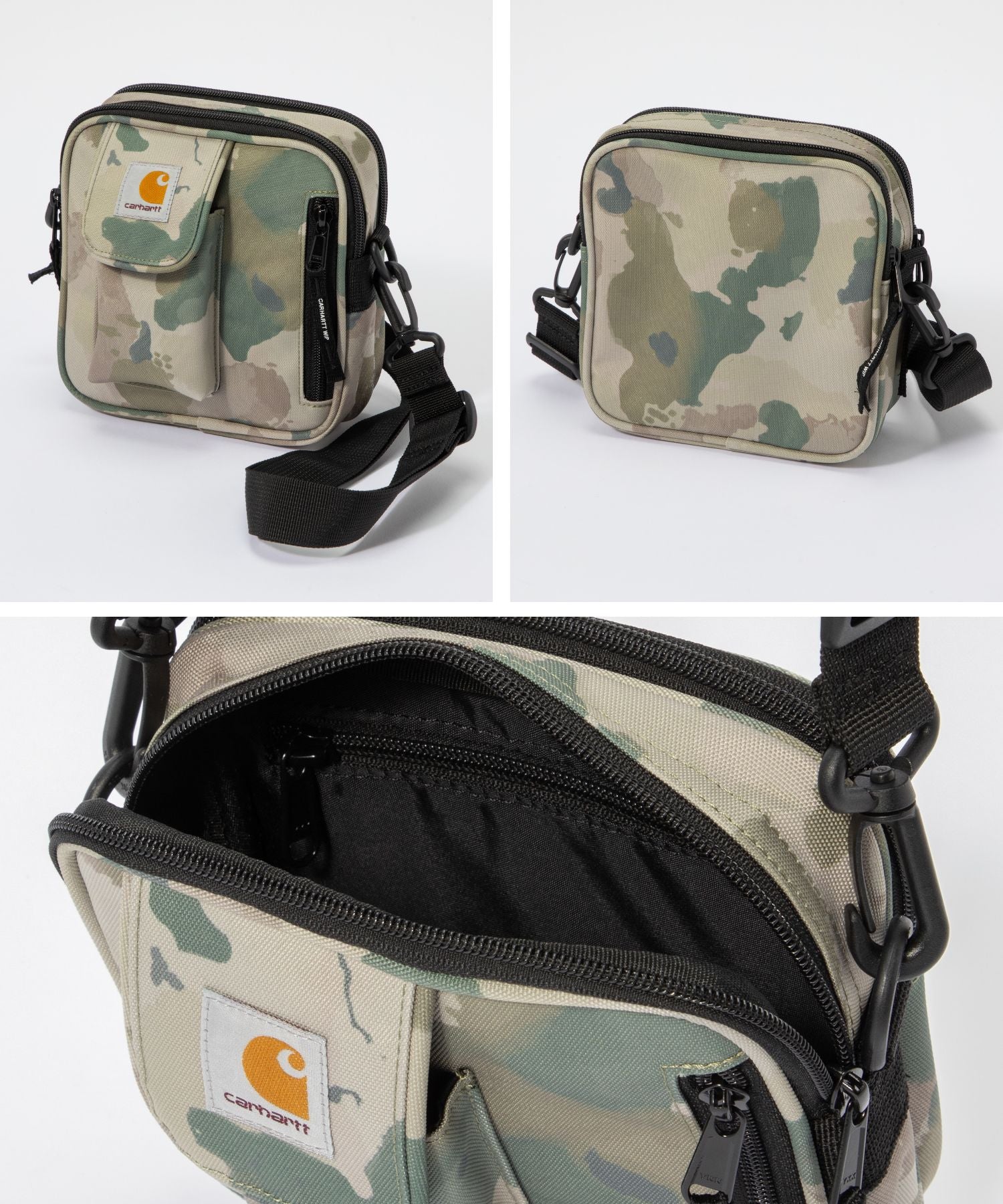 カーハート Carhartt I006285 ショルダーバッグ メンズ レディース バック エッセンシャル スモール 斜め掛け ポシェット 2WAY ミニ ポーチ 肩掛け Essentials Bag Small WIP （ベージュ） ベージュ