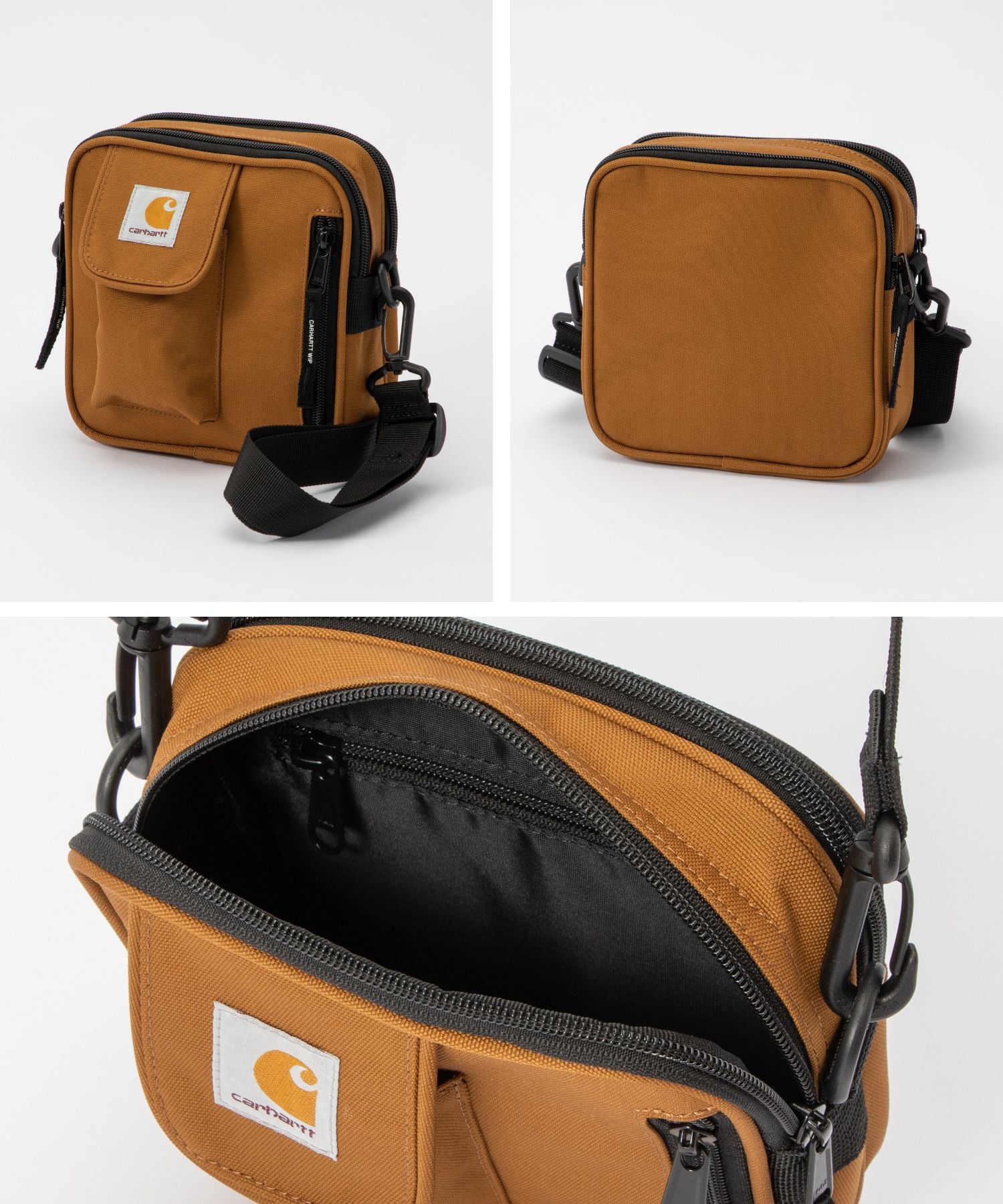 カーハート Carhartt I006285 ショルダーバッグ メンズ レディース バック エッセンシャル スモール 斜め掛け ポシェット 2WAY ミニ ポーチ 肩掛け Essentials Bag Small WIP （ベージュ） ベージュ
