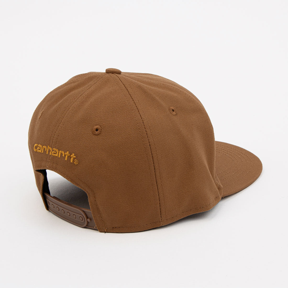 カーハート Carhartt カーハート CARHARTT 帽子 ワーク スポーツ スナップバック ヴィンテージ アウトドア 101604 メンズ レディース 撥水 速乾 FIRM DUCK GLAT BRIM CAP （ブラウン） ブラウン