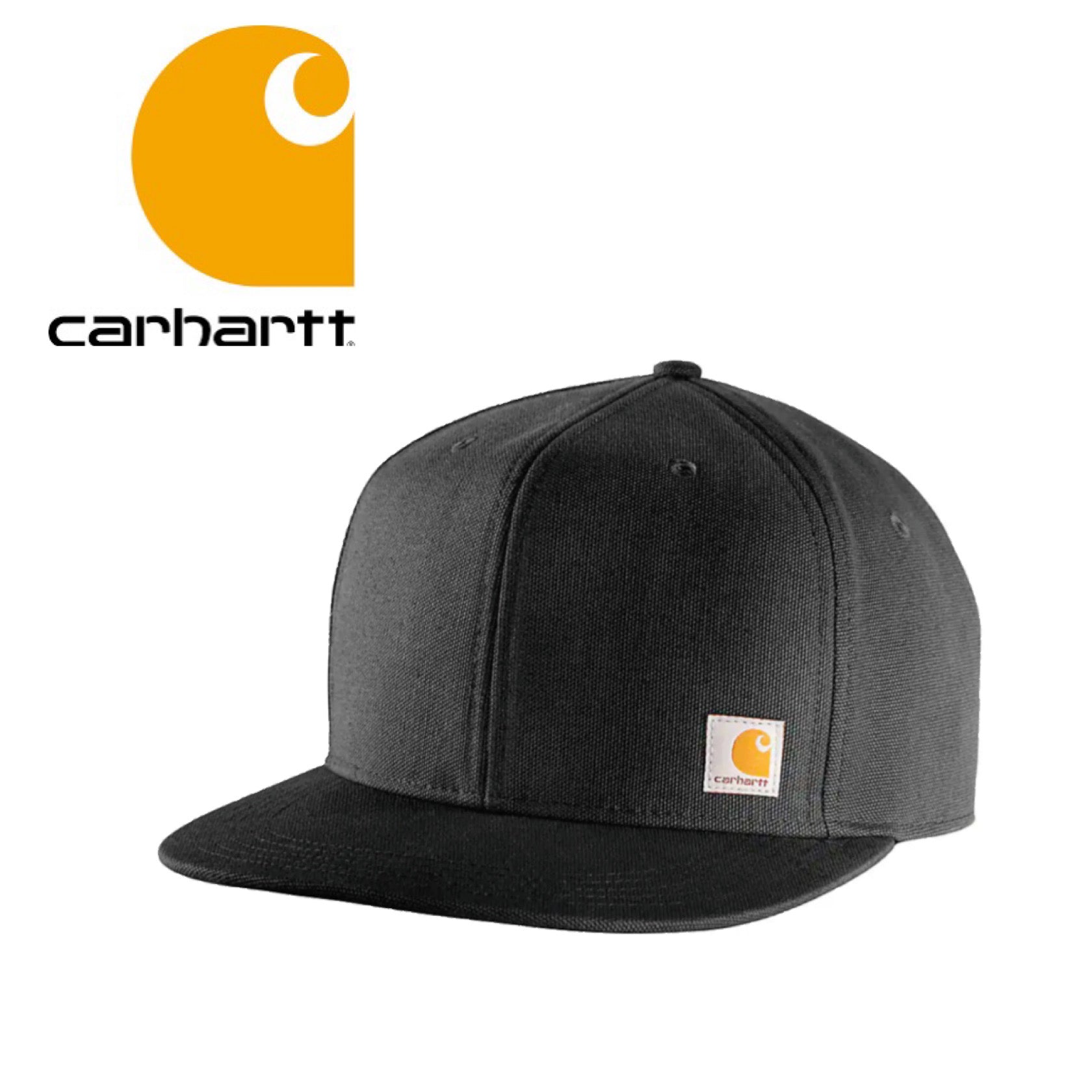 カーハート Carhartt カーハート CARHARTT 帽子 ワーク スポーツ スナップバック ヴィンテージ アウトドア 101604 メンズ レディース 撥水 速乾 FIRM DUCK GLAT BRIM CAP （ブラック） ブラック