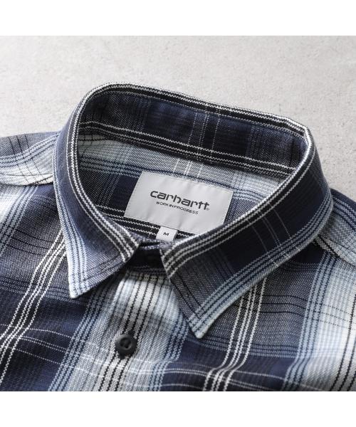 null null Carhartt 長袖 シャツ L/S BLANTON SHIRT I034379 （2MCXX/Blanton-Check/Mizar） 2MCXX/Blanton-Check/Mizar