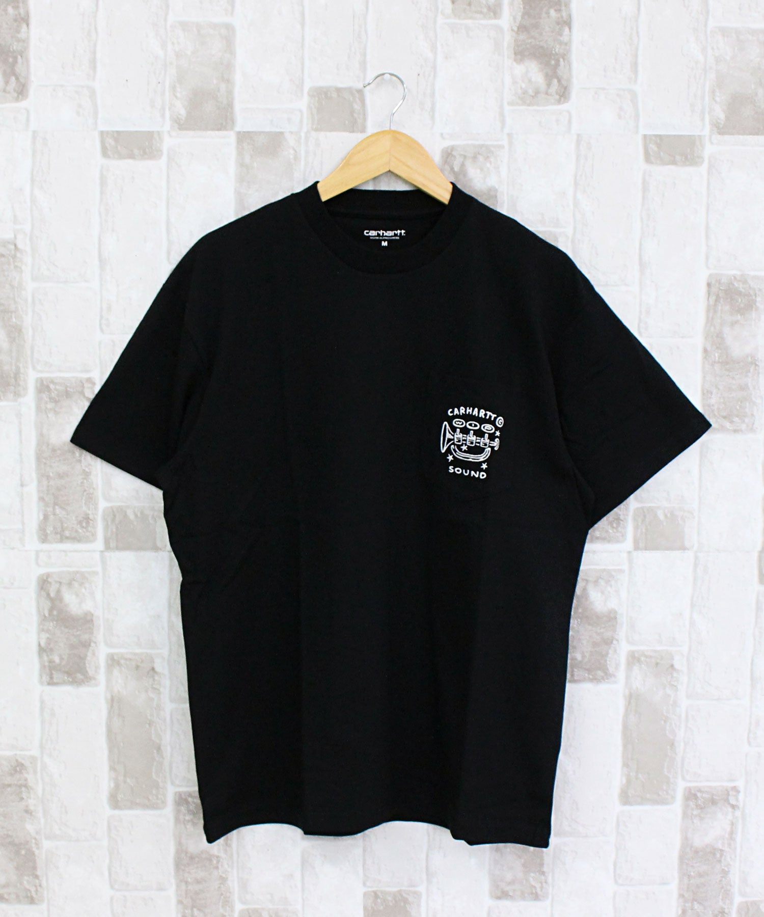 カーハート Carhartt WIP S/S フラグメント ポケット Tシャツ 半袖 S/S Fragments Pocket T-Shirt WIP メンズ ブランド （2-ブラック×ホワイト） 2-ブラック×ホワイト