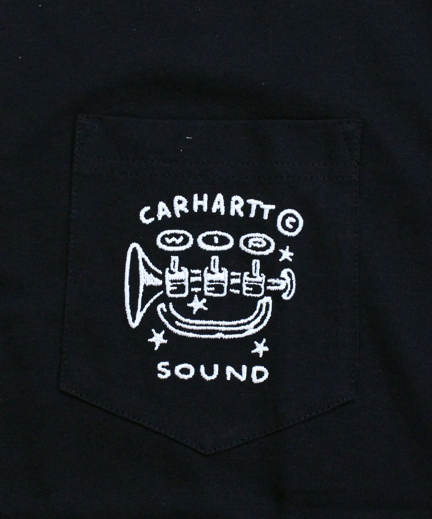 カーハート Carhartt WIP S/S フラグメント ポケット Tシャツ 半袖 S/S Fragments Pocket T-Shirt WIP メンズ ブランド （2-ブラック×ホワイト） 2-ブラック×ホワイト