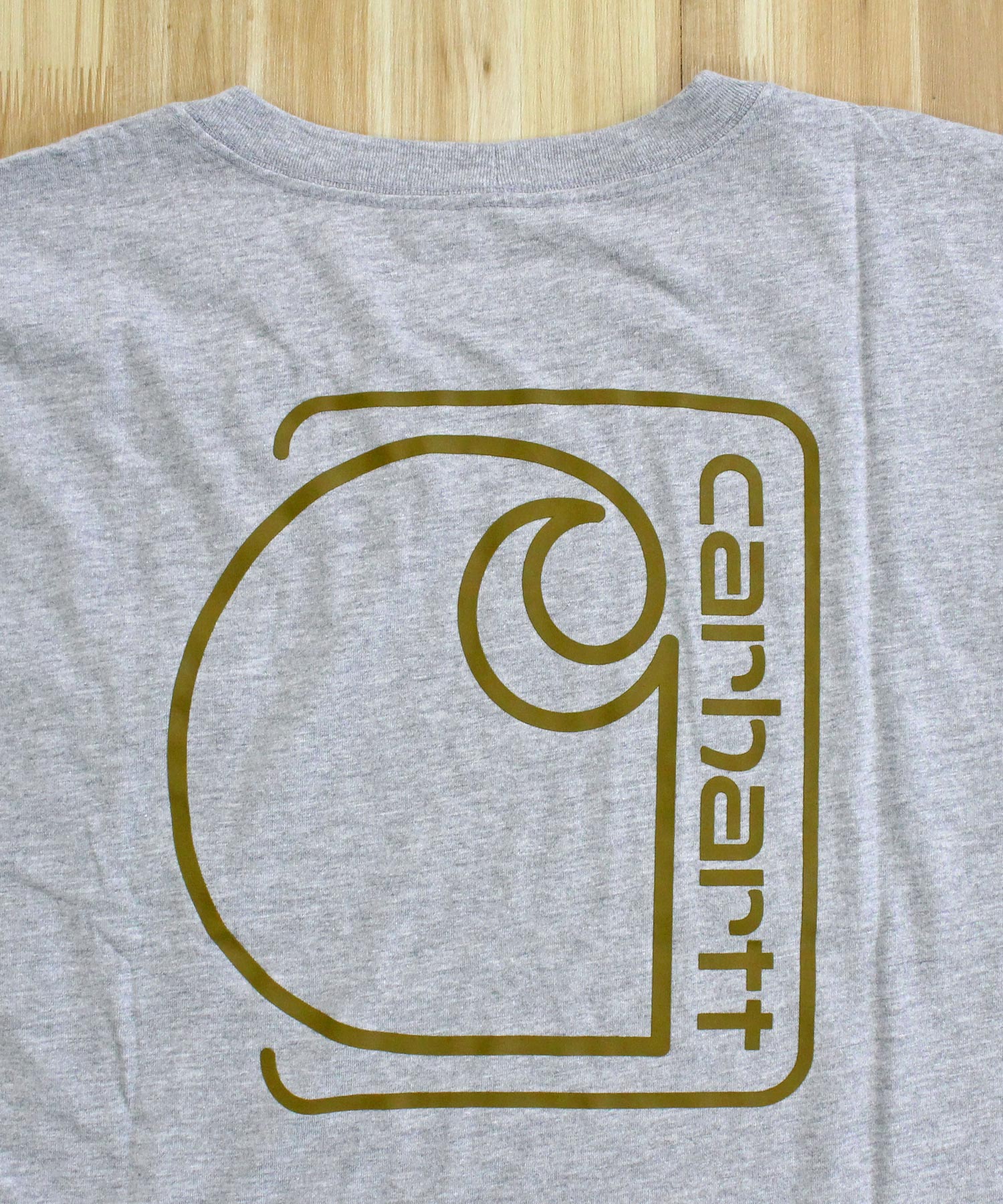 カーハート Carhartt リラックスフィット BIGロゴ バックプリント グラフィック Tシャツ Relaxd Fit Lightweight Pocket C Graphic T-Shirt メンズ ブランド （4-ブルー） 4-ブルー